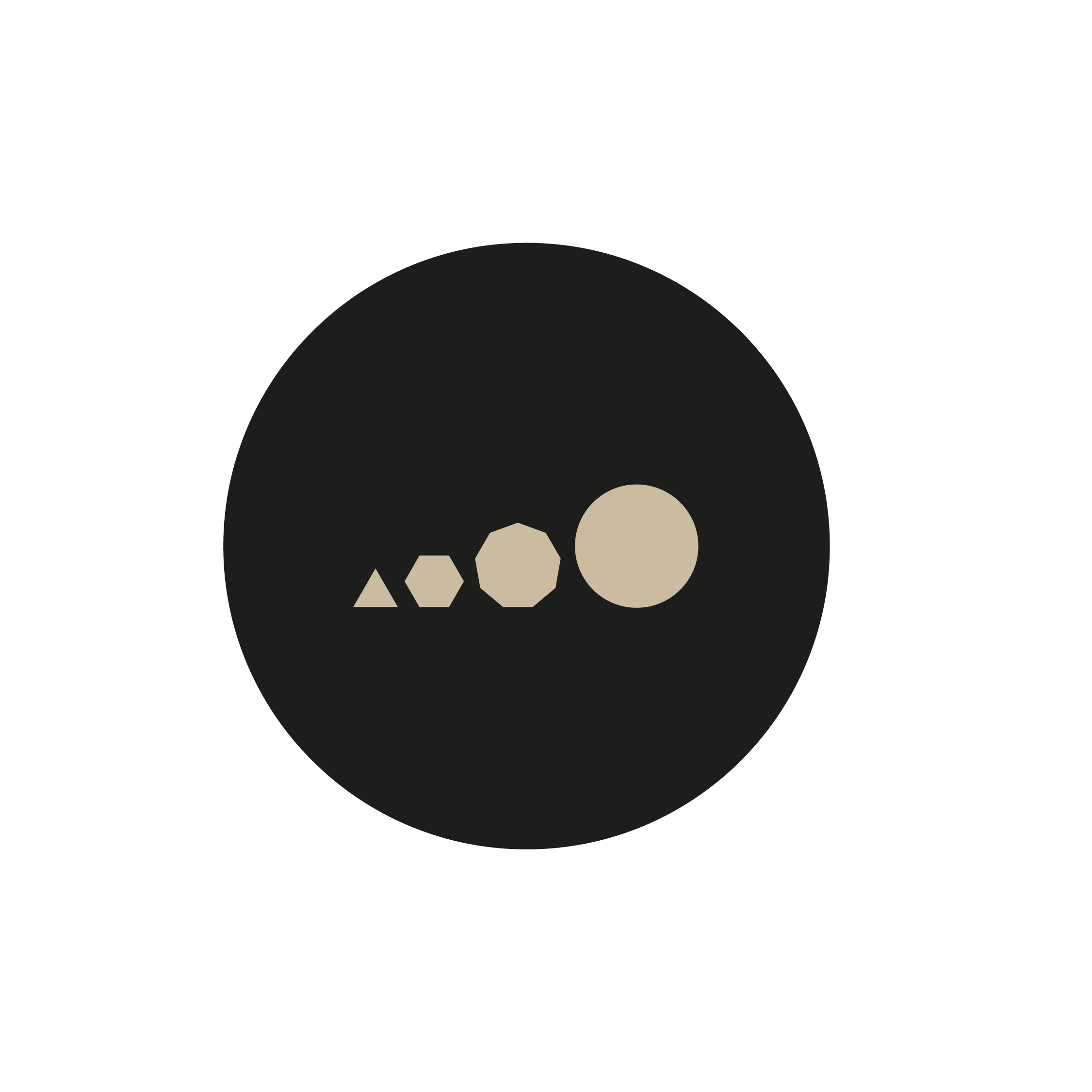 Main Round Symbol Colour Backed